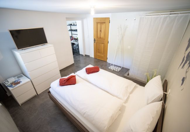 Studio in Ardez - STUDIO EG MUGLIN: RENOVIERTE 1-ZIMMER-WOHNUNG IN DER EHEMALIGEN MÜHLE DES BERGDORFES ARDEZ