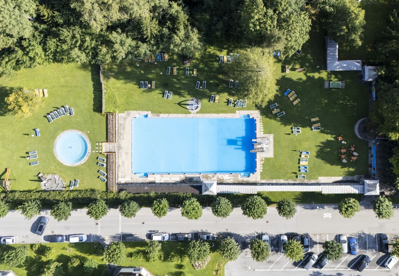 Ferienwohnung in Vulpera - Chasa La Plavna: Charmante 2.5 Zimmerwohnung mit grossem Balkon Nähe Golfplatz