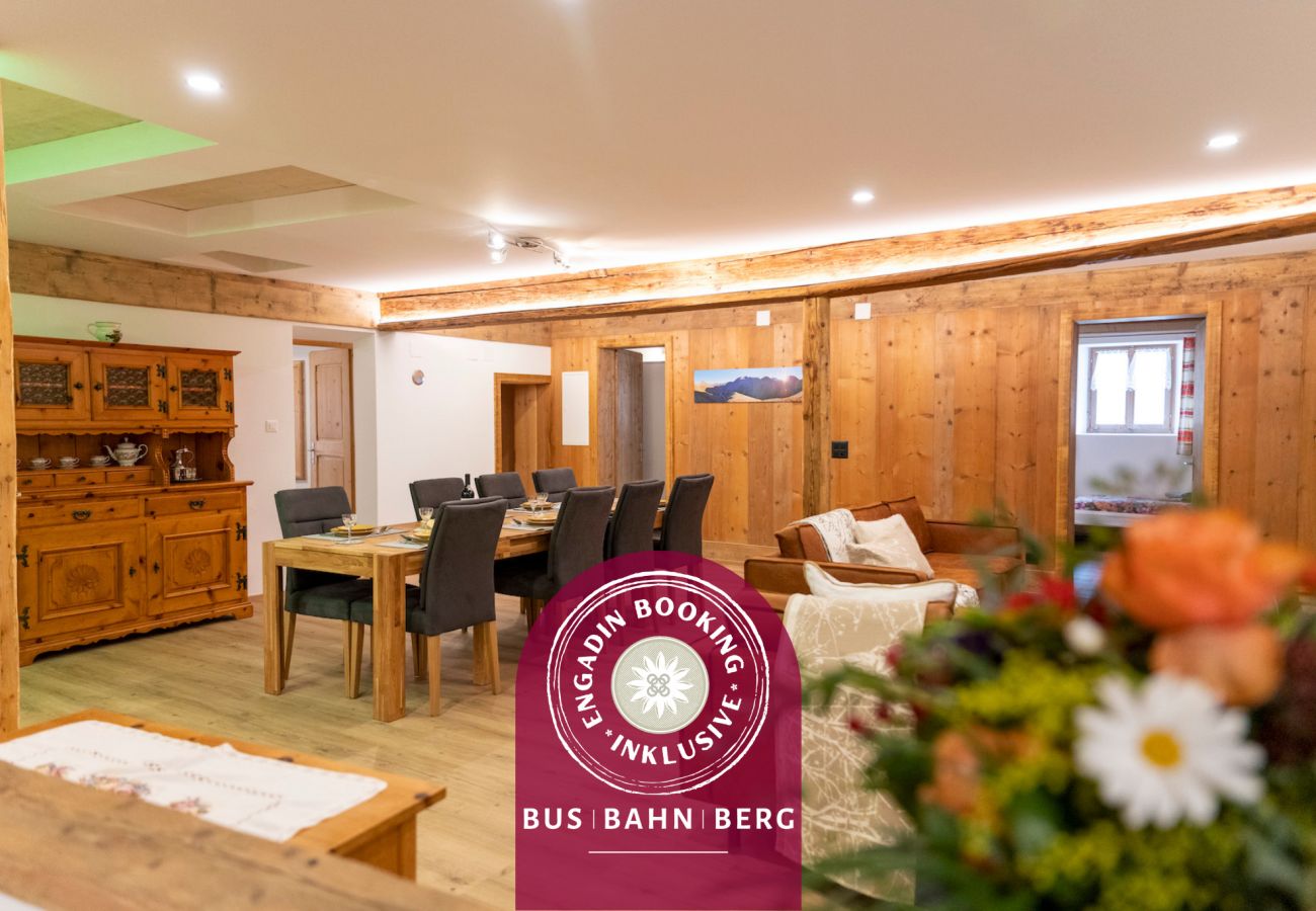 Ferienwohnung in Sent - Chasa Capricorn Sent: Grosszügige 5-Zimmerwohung im Alpenchic-Stil im Herzen von Sent