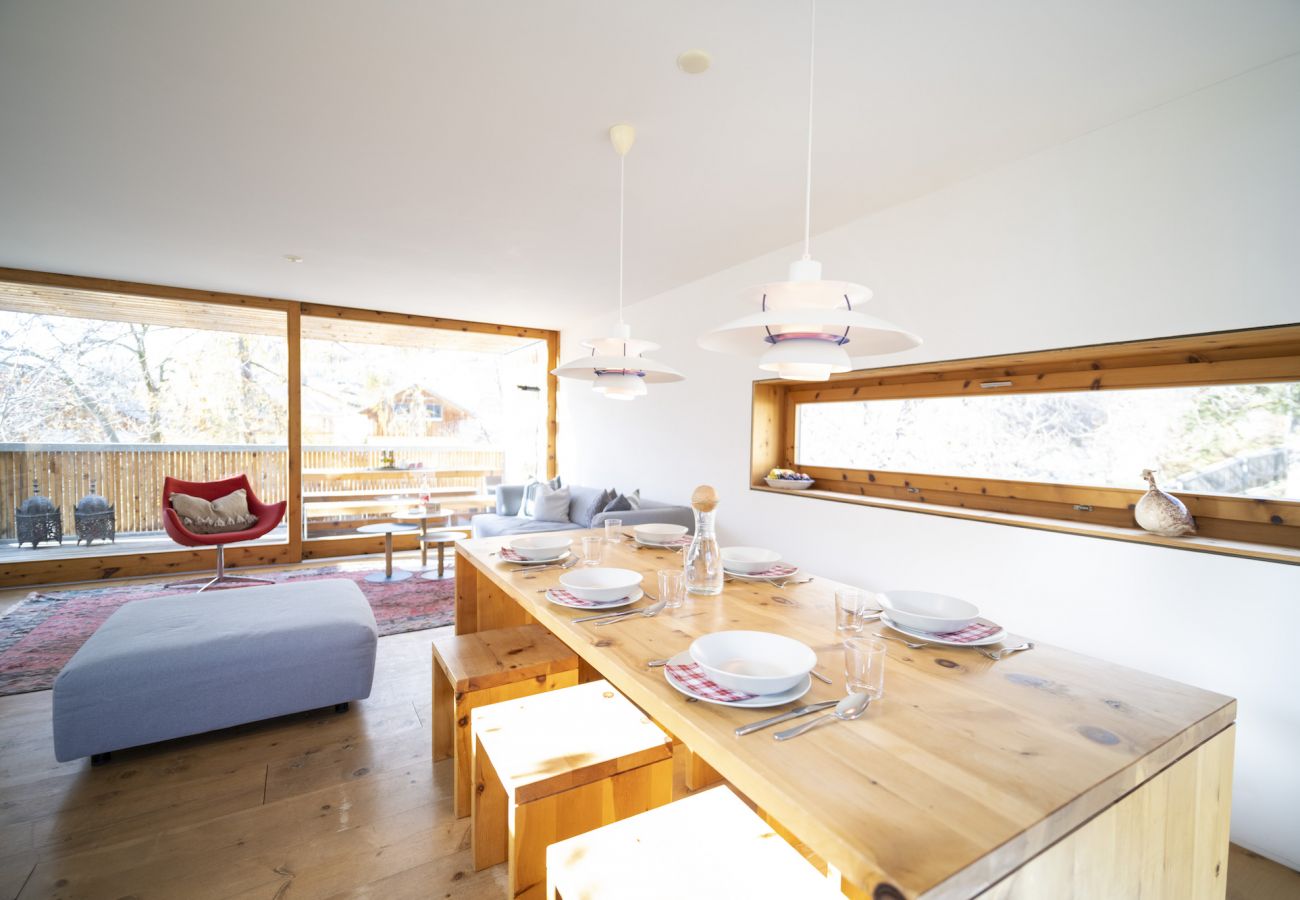 Ferienhaus in Scuol - CHASA 5: MODERNES 4 ½-ZIMMER FERIENHAUS MIT PANORAMABLICK UND ARVENDUFT