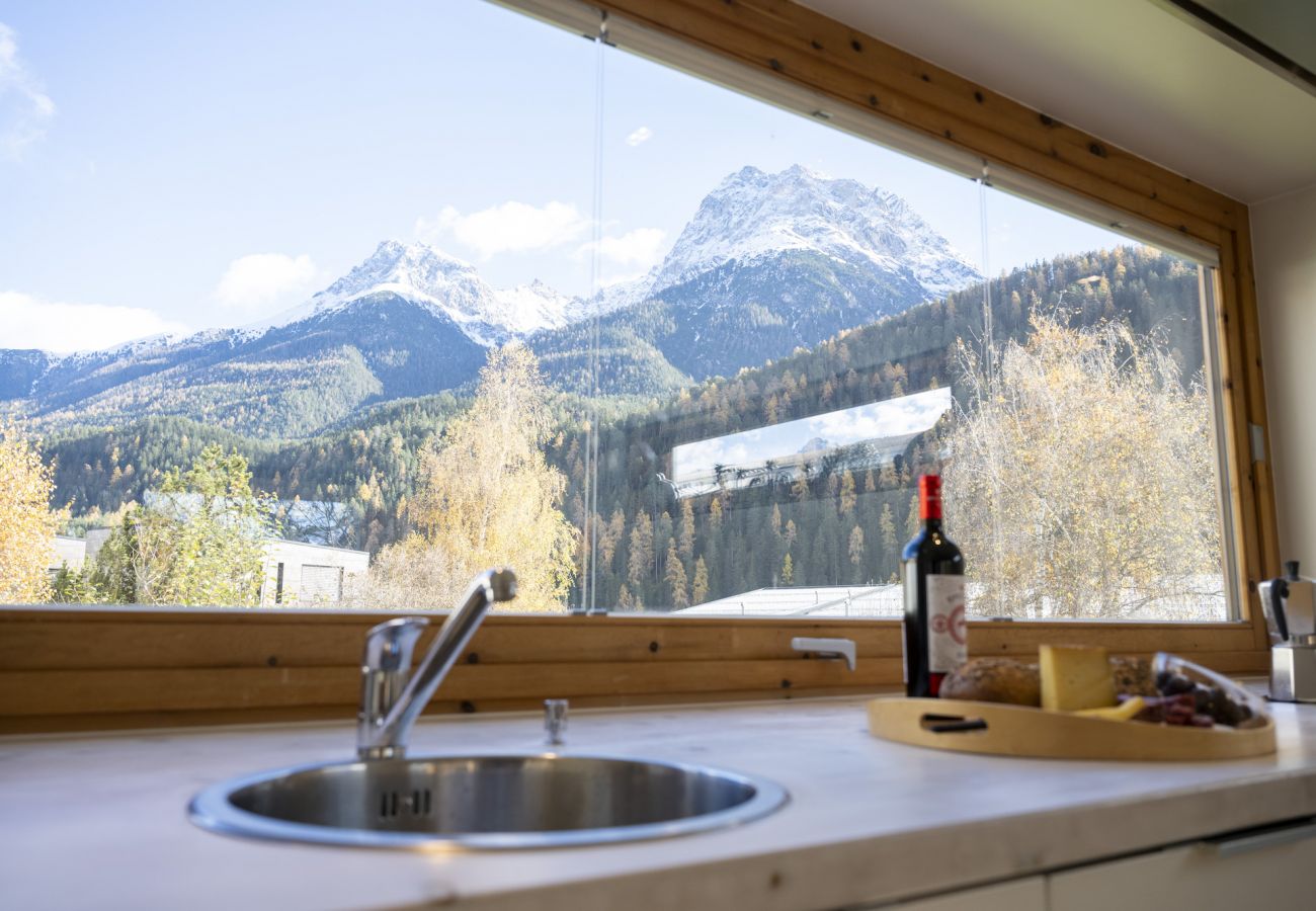 Ferienhaus in Scuol - CHASA 5: MODERNES 4 ½-ZIMMER FERIENHAUS MIT PANORAMABLICK UND ARVENDUFT