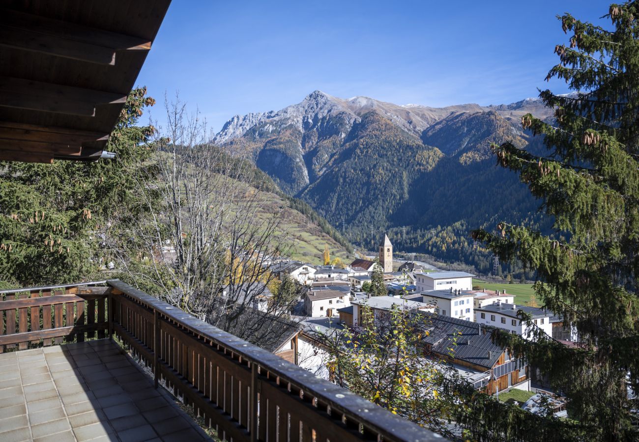 Chalet in Ramosch - CHASA AVANT PORTA: FREISTEHENDES 4.5-ZIMMER-CHALET MIT PANORAMASICHT