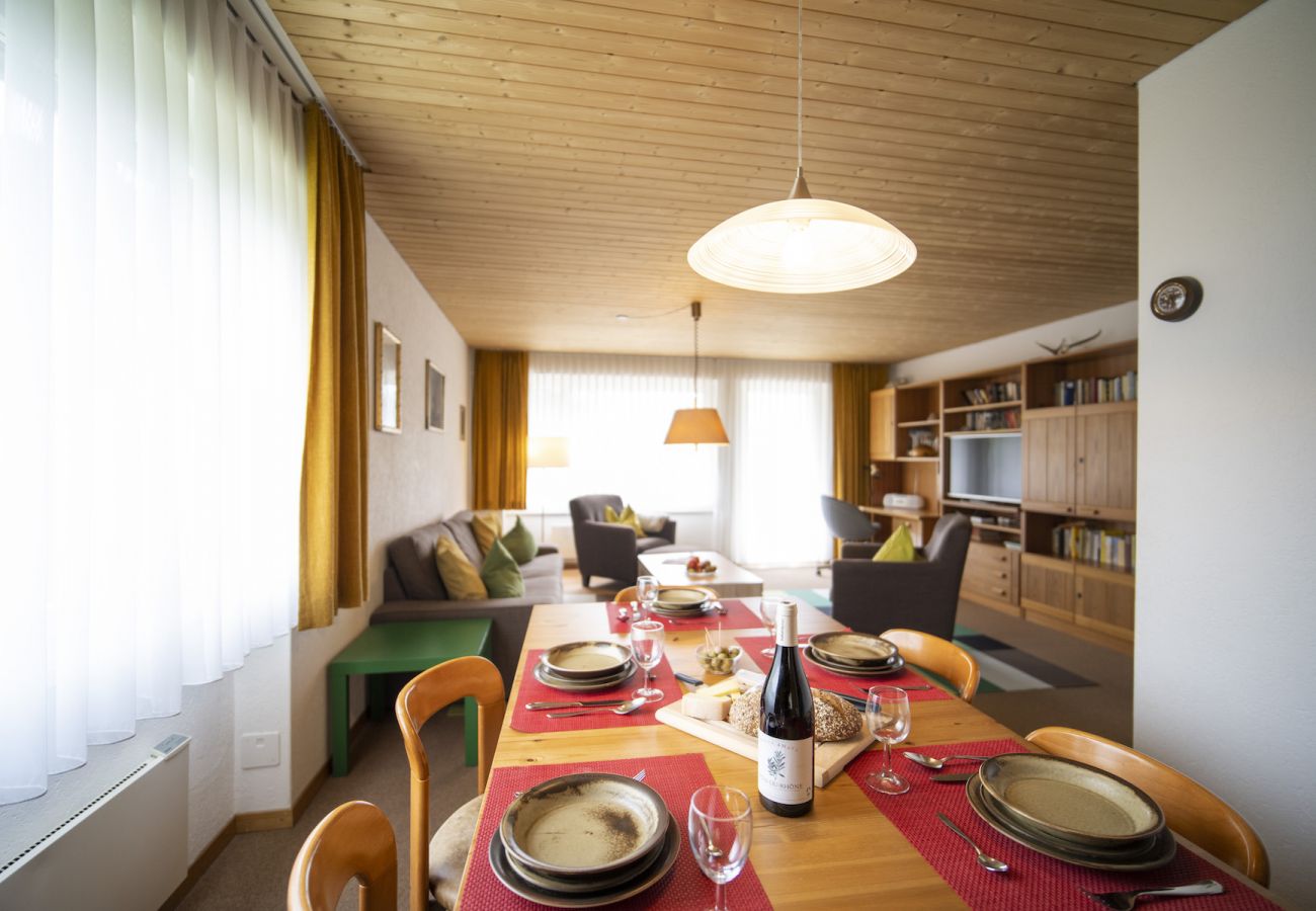 Ferienwohnung in Scuol - CHASA TRÜ NR. 18: GEMÜTLICH EINGERICHTETE 4.5-ZIMMERWOHNUNG IN DER FERIENSIEDLUNG TRÜ