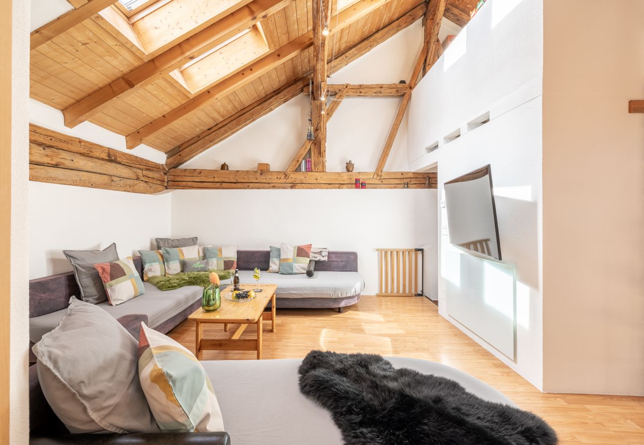 Ferienhaus in Scuol - CHASA MAYER: ZENTRALE 5 ½-ZIMMER FERIENWOHNUNG IM HISTORISCHEN DORFKERN VON SCUOL SURA