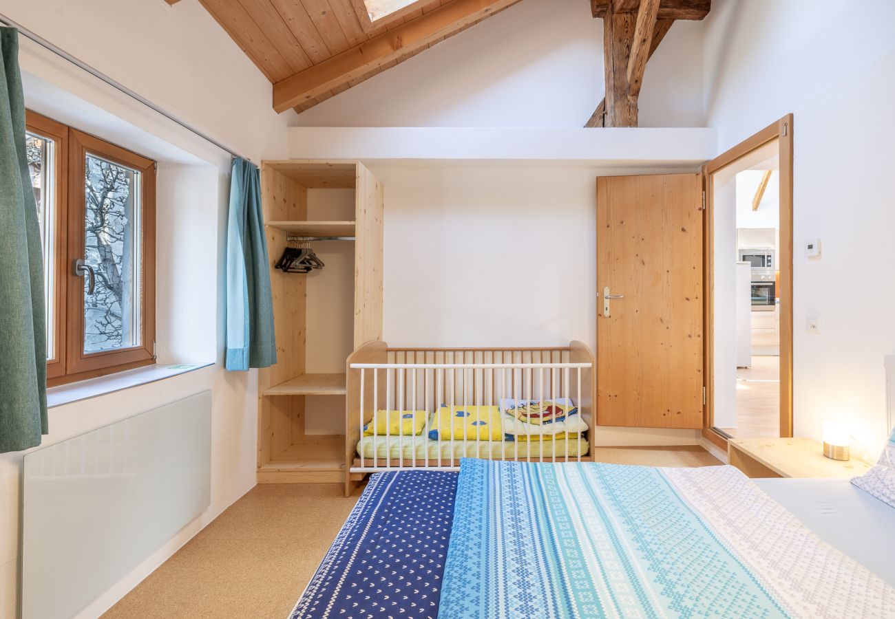 Ferienhaus in Scuol - CHASA MAYER: ZENTRALE 5 ½-ZIMMER FERIENWOHNUNG IM HISTORISCHEN DORFKERN VON SCUOL SURA