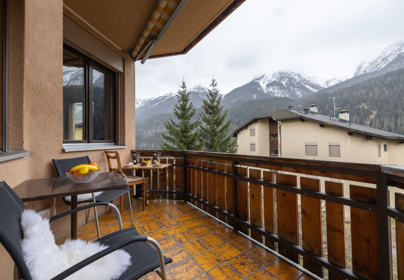 Ferienwohnung in Scuol - Chasa Serras - Kümin: Ideal gelegene, gemütliche 2.5 Zimmerwohnung mit Aussicht im östlichen Dorfteil von Scuol