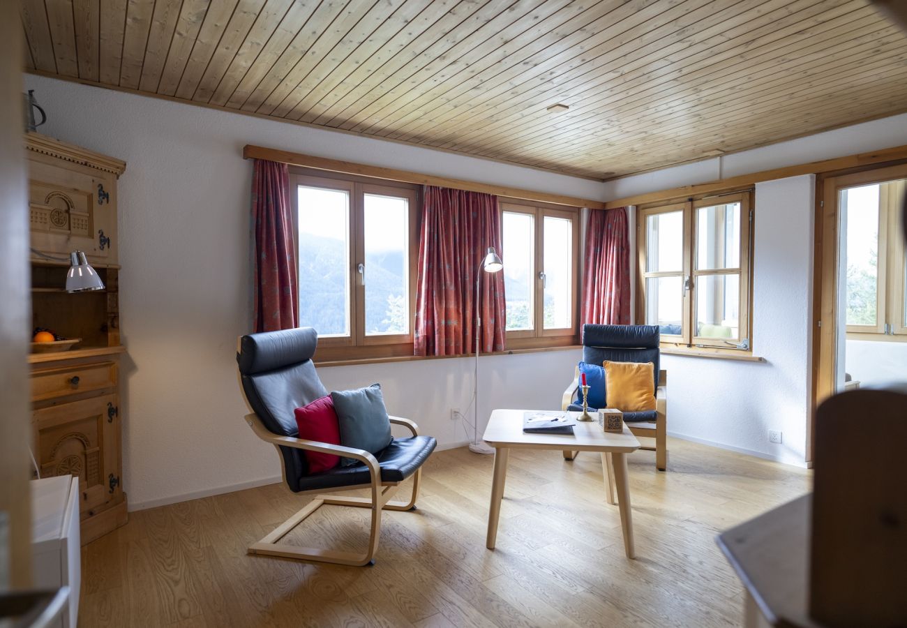 Ferienwohnung in Sent - CHASA ARQUINT OG - Ideal gelegene, gemütliche 3 Zimmerwohnung mit Aussicht im Sent