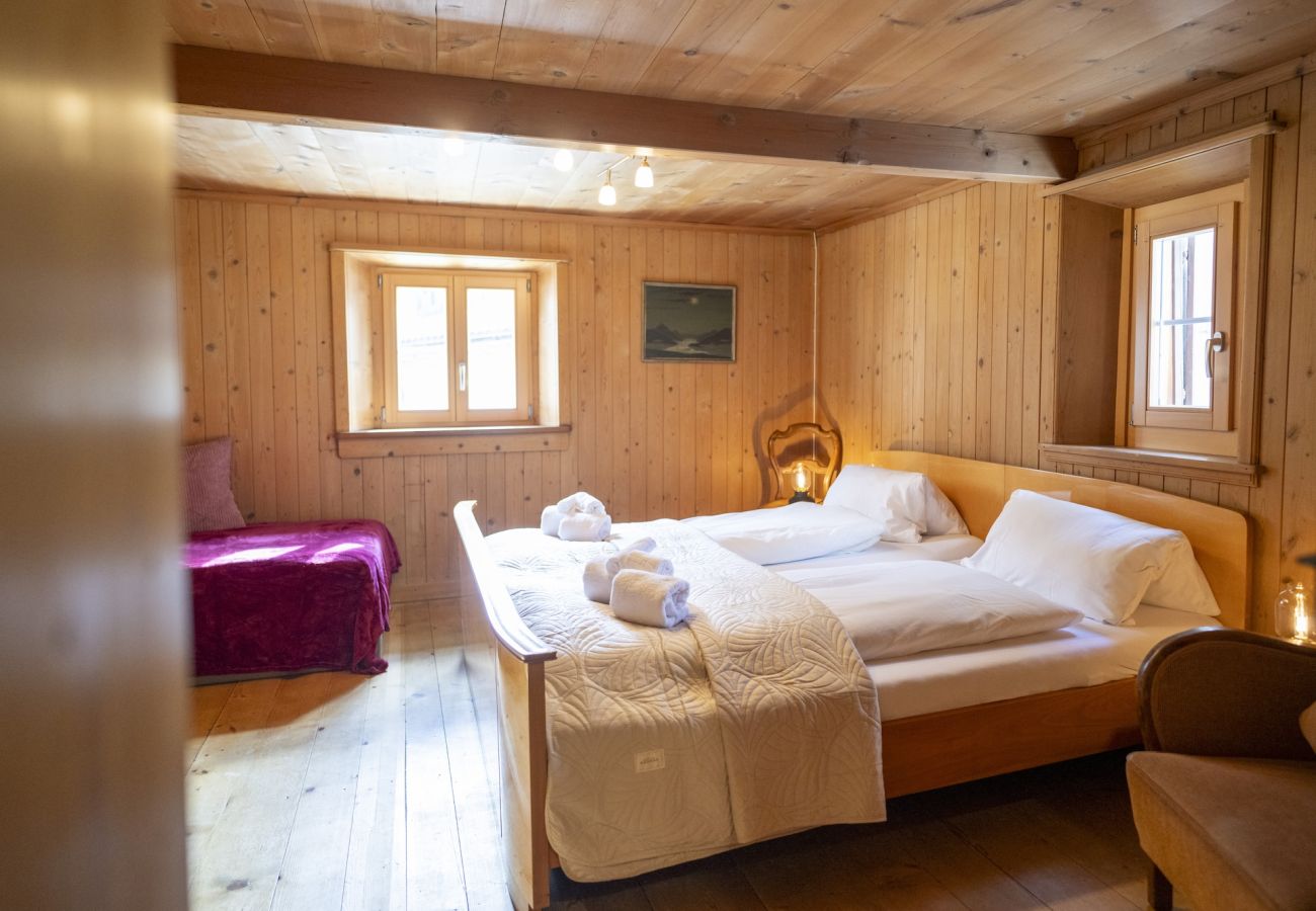 Ferienwohnung in Scuol - San Geer Sains - Charmantes 4.5 Haus im alten Dorfteil