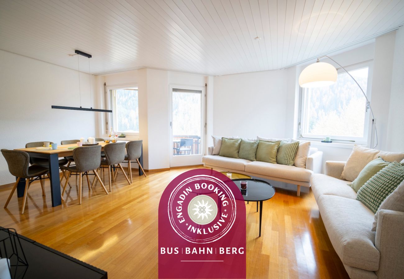 Ferienwohnung in Scuol - Chasa Serras - Abderhalden: Ideal gelegene, gemütliche 3.5 Zimmerwohnung