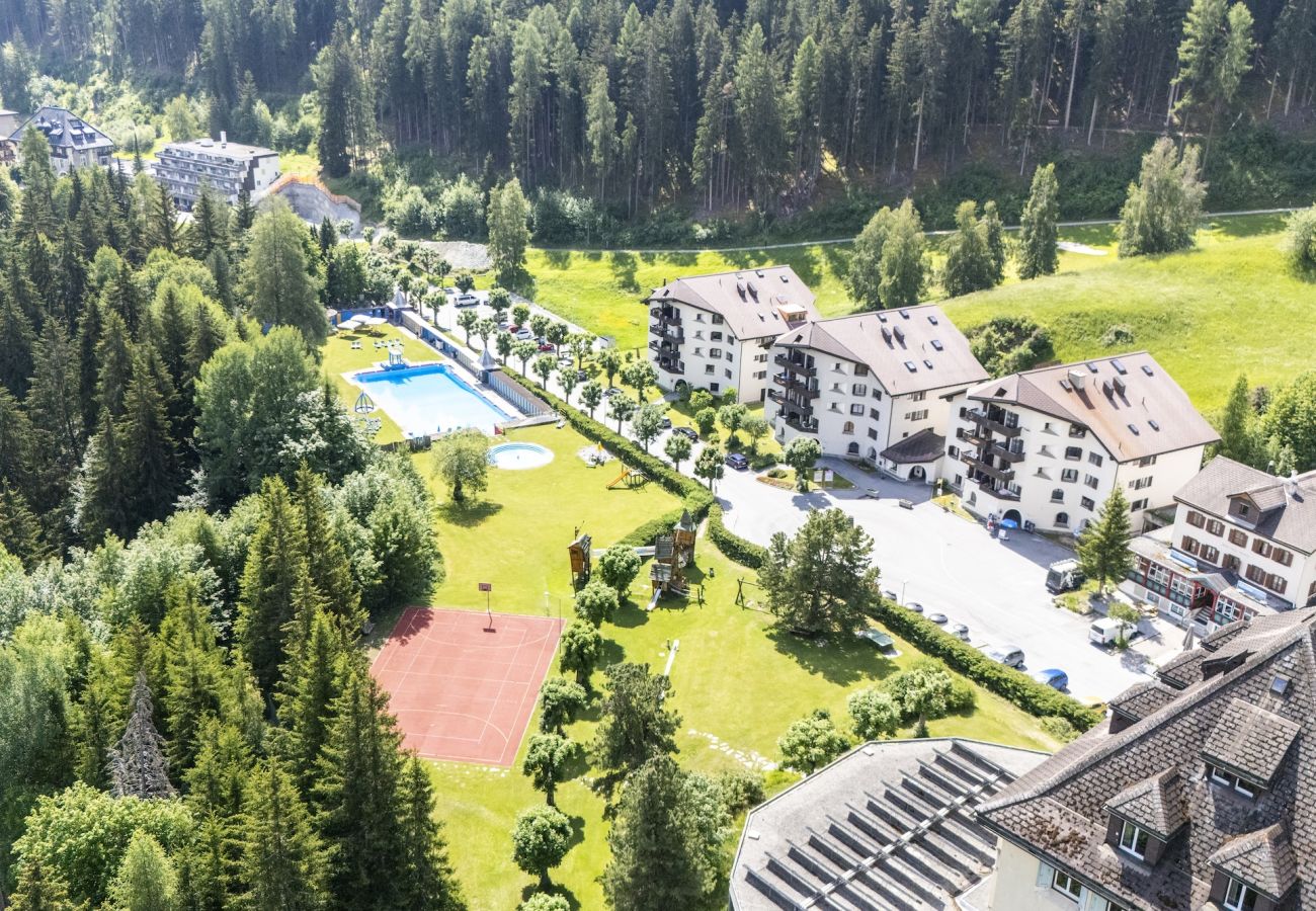 Studio in Vulpera - Valluns Studio 5301: Renoviertes und Stilvoll eingerichtetes Studio für erholsame Ferien