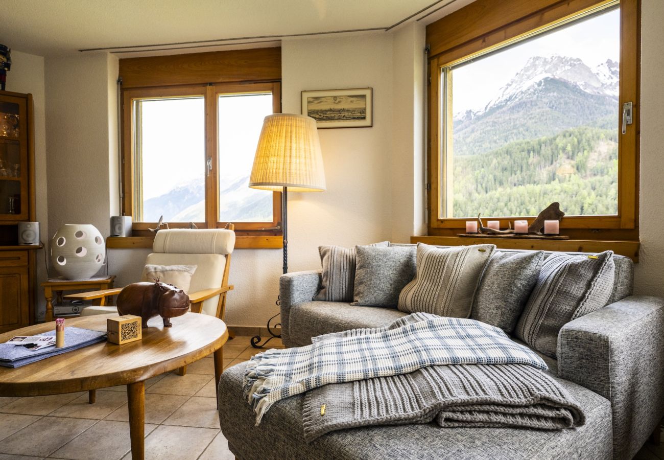 Ferienwohnung in Scuol - Chasa Serras - Adrian: Ideal gelegene, gemütliche 3.5 Zimmerwohnung