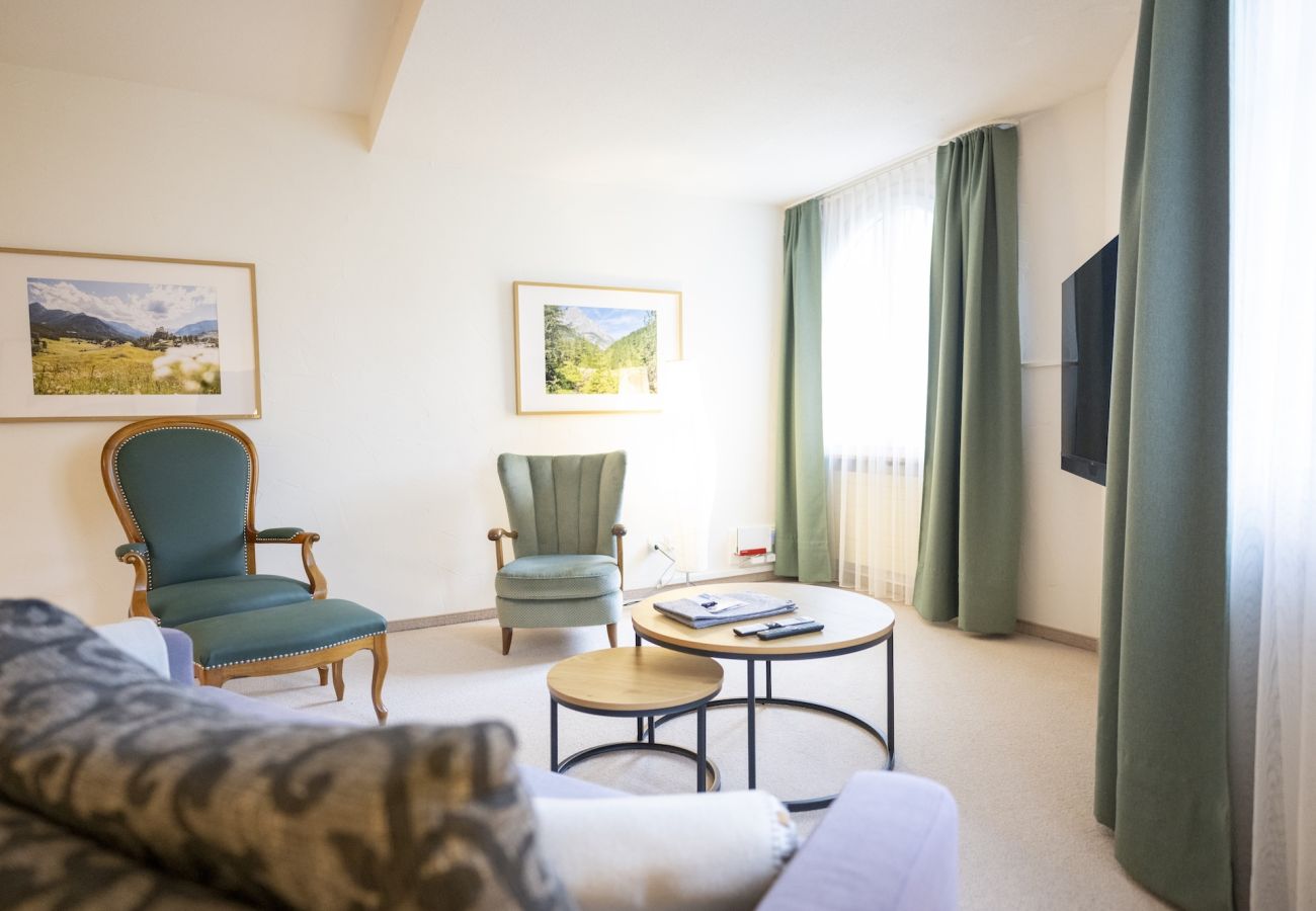 Ferienwohnung in Vulpera - Chasa Valbernard Stüvetta - Quivelda 4001: Hochwertig 3-Zimmerwohnung