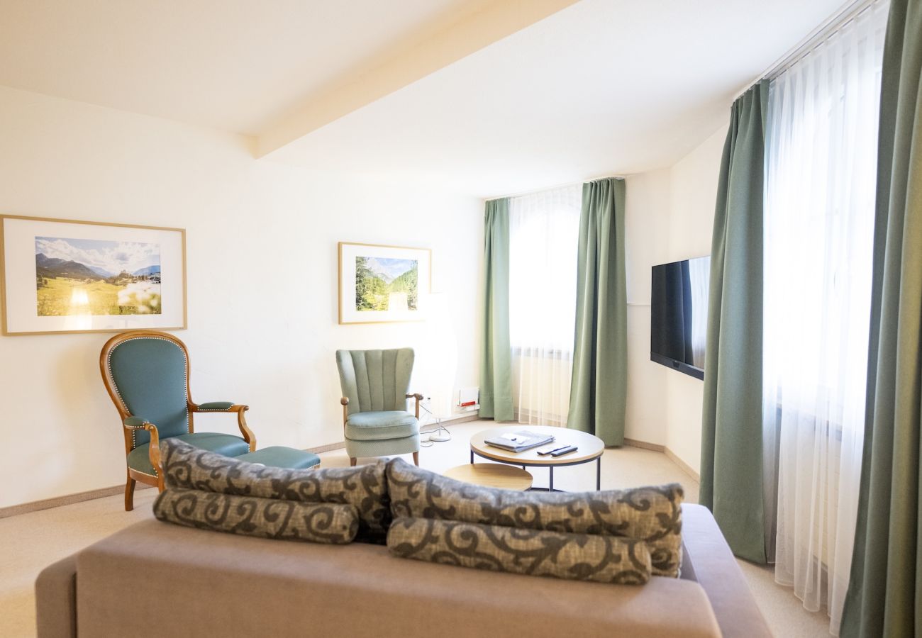 Ferienwohnung in Vulpera - Chasa Valbernard Stüvetta - Quivelda 4001: Hochwertig 3-Zimmerwohnung