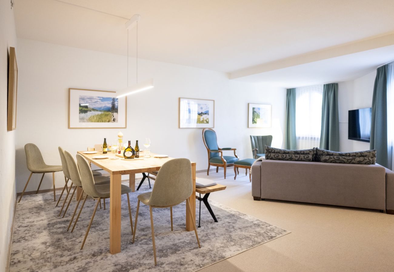 Ferienwohnung in Vulpera - Chasa Valbernard Stüvetta - Quivelda 4001: Hochwertig 3-Zimmerwohnung