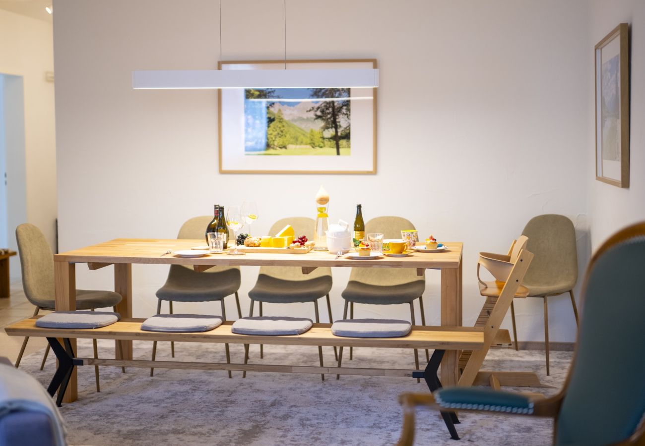 Ferienwohnung in Vulpera - Chasa Valbernard Stüvetta - Quivelda 4001: Hochwertig 3-Zimmerwohnung
