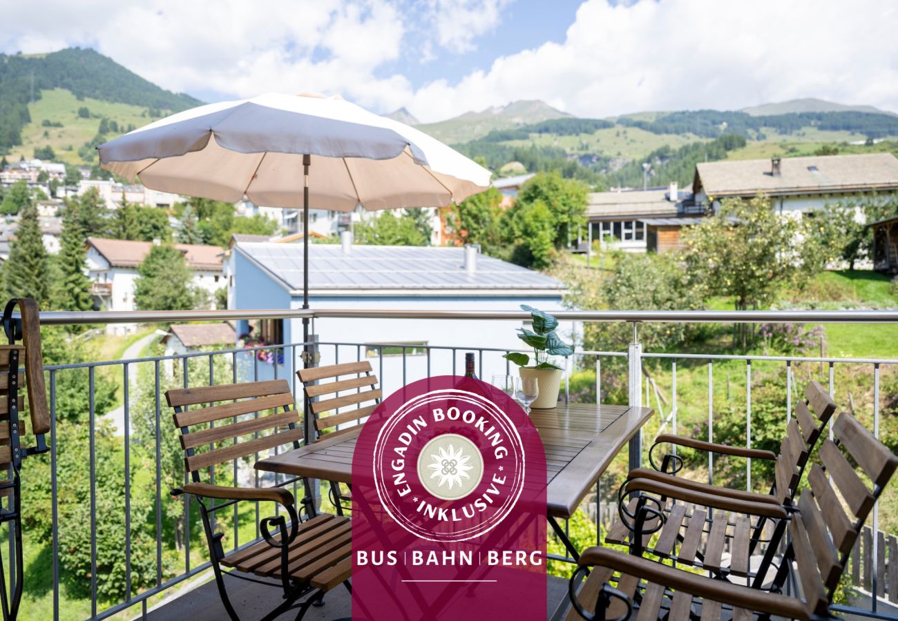Ferienwohnung in Scuol - Chasa Porta 19:Praktische und gemütliche 3.5-Zimmer-Wohnung an zentraler Lage
