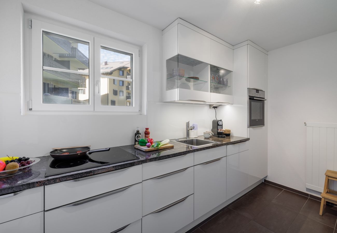 Ferienwohnung in Vulpera - Chasa Valbernard 4105: Grosszügige 3.5-Zimmerwohnung mit Komfort und Bergblick Ferienwohnung in Vulpera - Chasa Valbernard 4105: Grosszügige 3.5-Zimmerwohnung mit Komfort und Bergblick