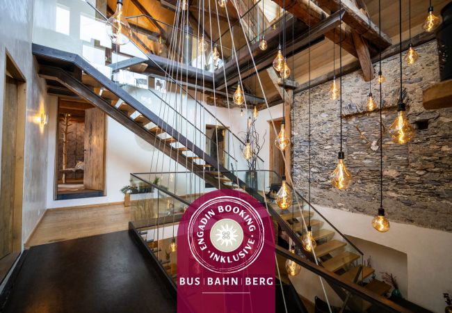 Chalet in Sent - Chasa Sentima – luxuriöser Engadiner Villa mit Panoramablick, Hotpot & Sauna