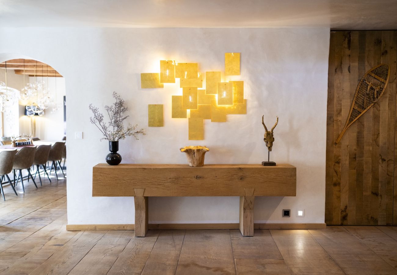 Chalet in Sent - Chasa Sentima – luxuriöser Engadiner Palazzo mit Panoramablick, Hotpot & Sauna direkt an der Talabfahrt 