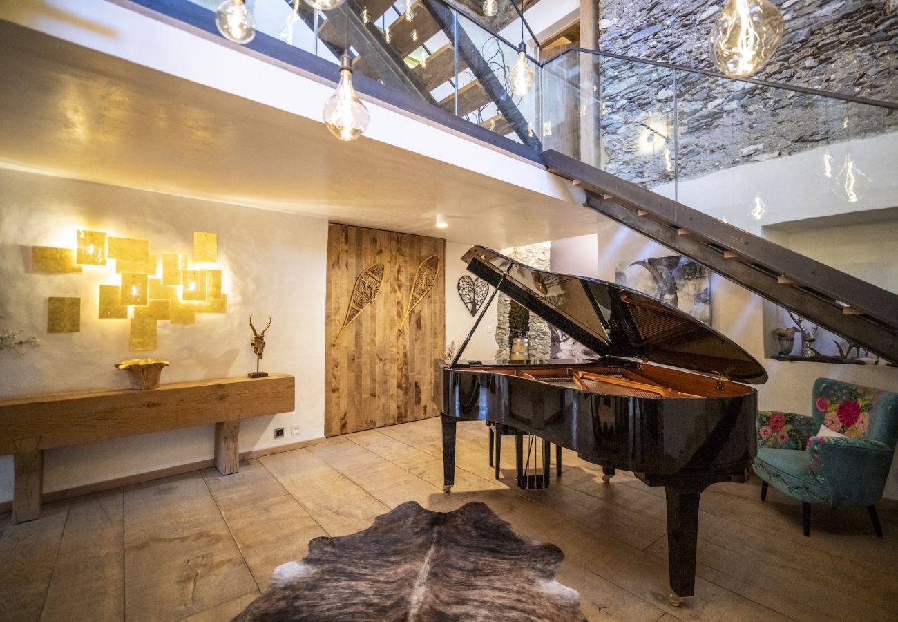 Chalet in Sent - Chasa Sentima – luxuriöser Engadiner Villa mit Panoramablick, Hotpot & Sauna