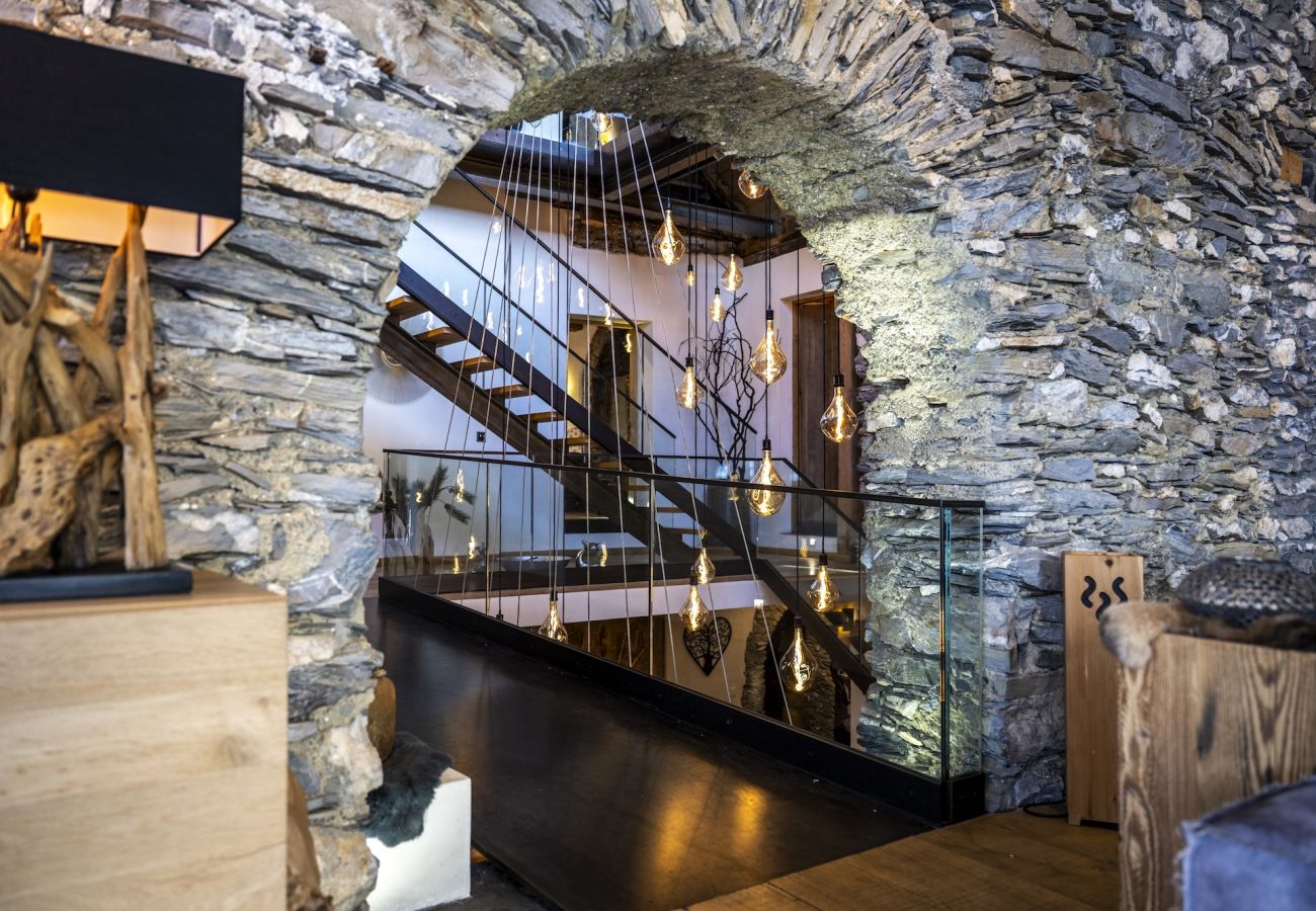 Chalet in Sent - Chasa Sentima – luxuriöser Engadiner Villa mit Panoramablick, Hotpot & Sauna