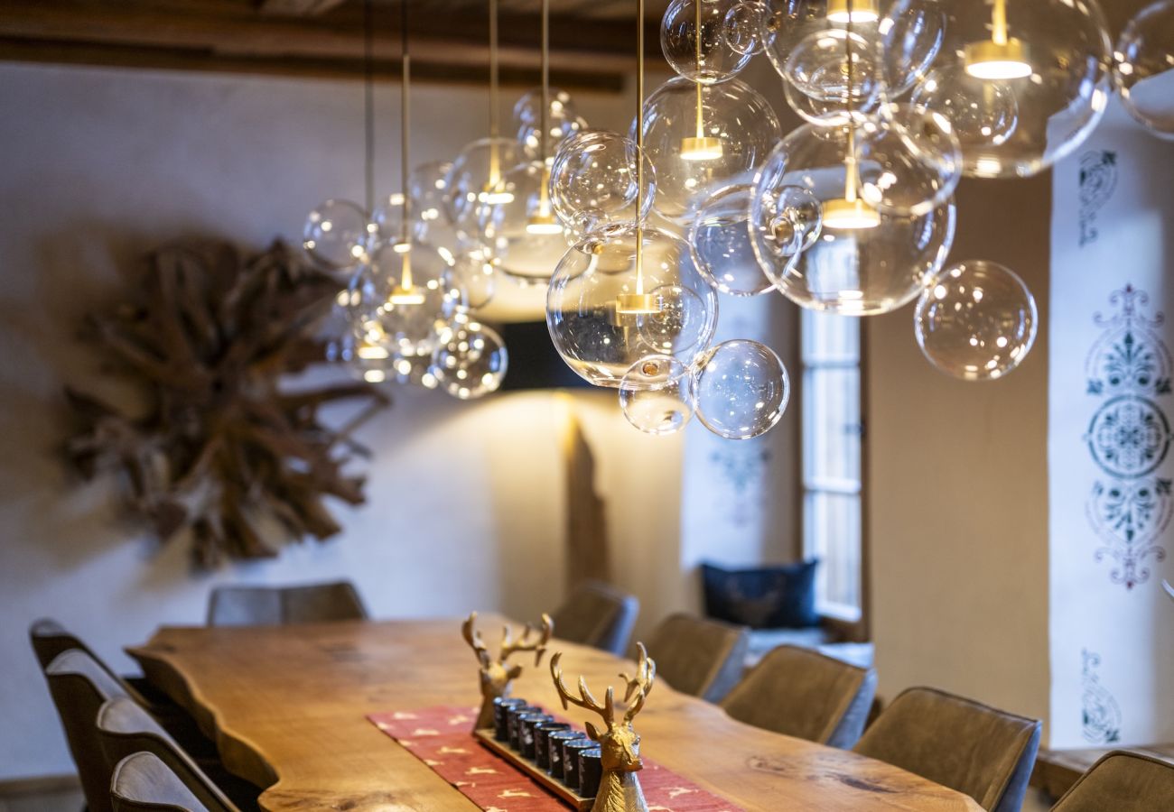 Chalet in Sent - Chasa Sentima – luxuriöser Engadiner Villa mit Panoramablick, Hotpot & Sauna