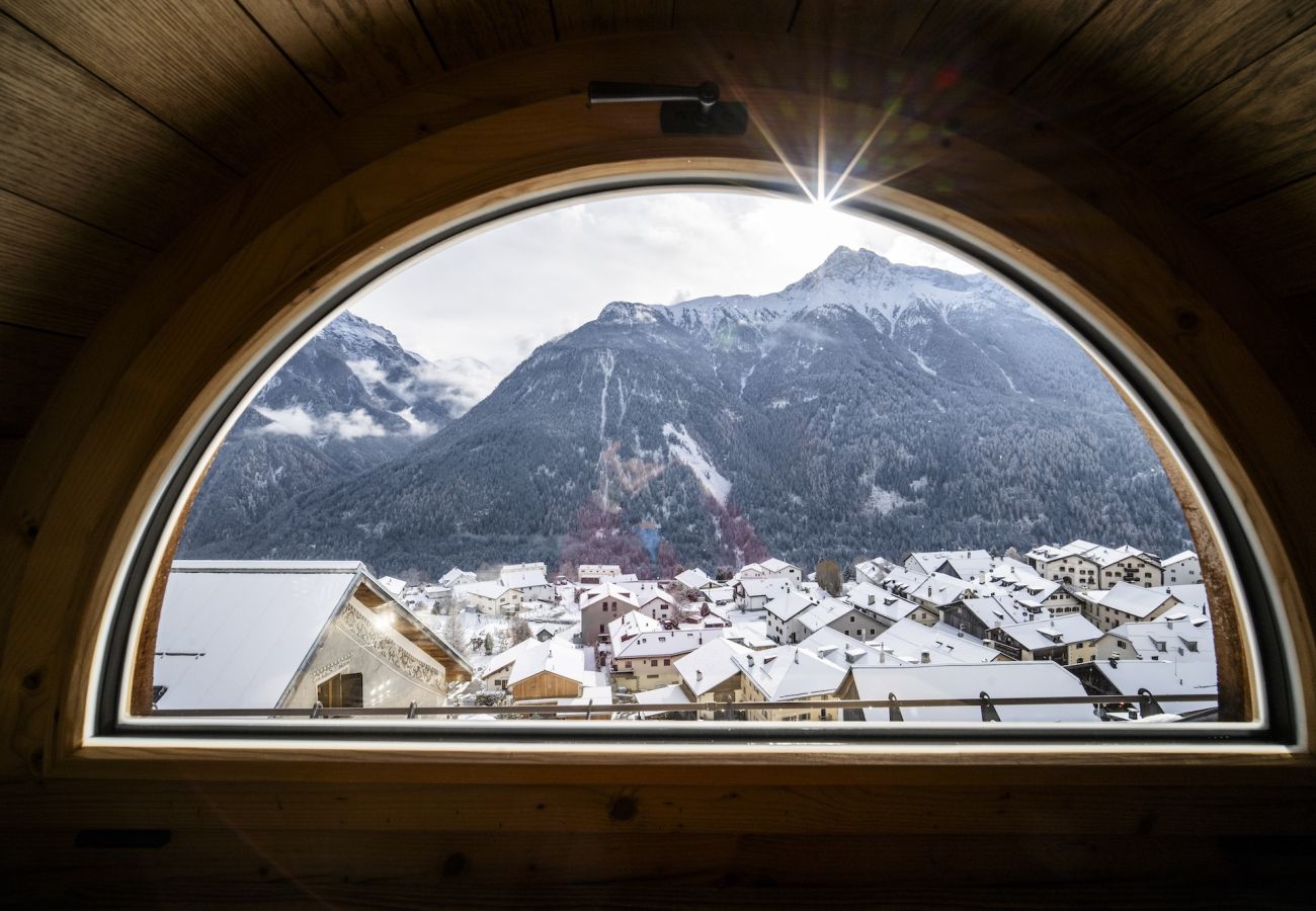 Chalet in Sent - Chasa Sentima – luxuriöser Engadiner Villa mit Panoramablick, Hotpot & Sauna