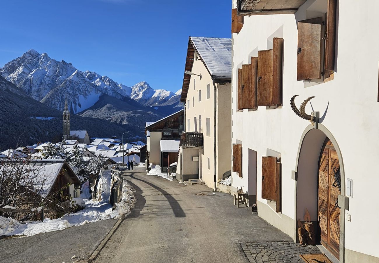 Chalet in Sent - Chasa Sentima – luxuriöser Engadiner Villa mit Panoramablick, Hotpot & Sauna