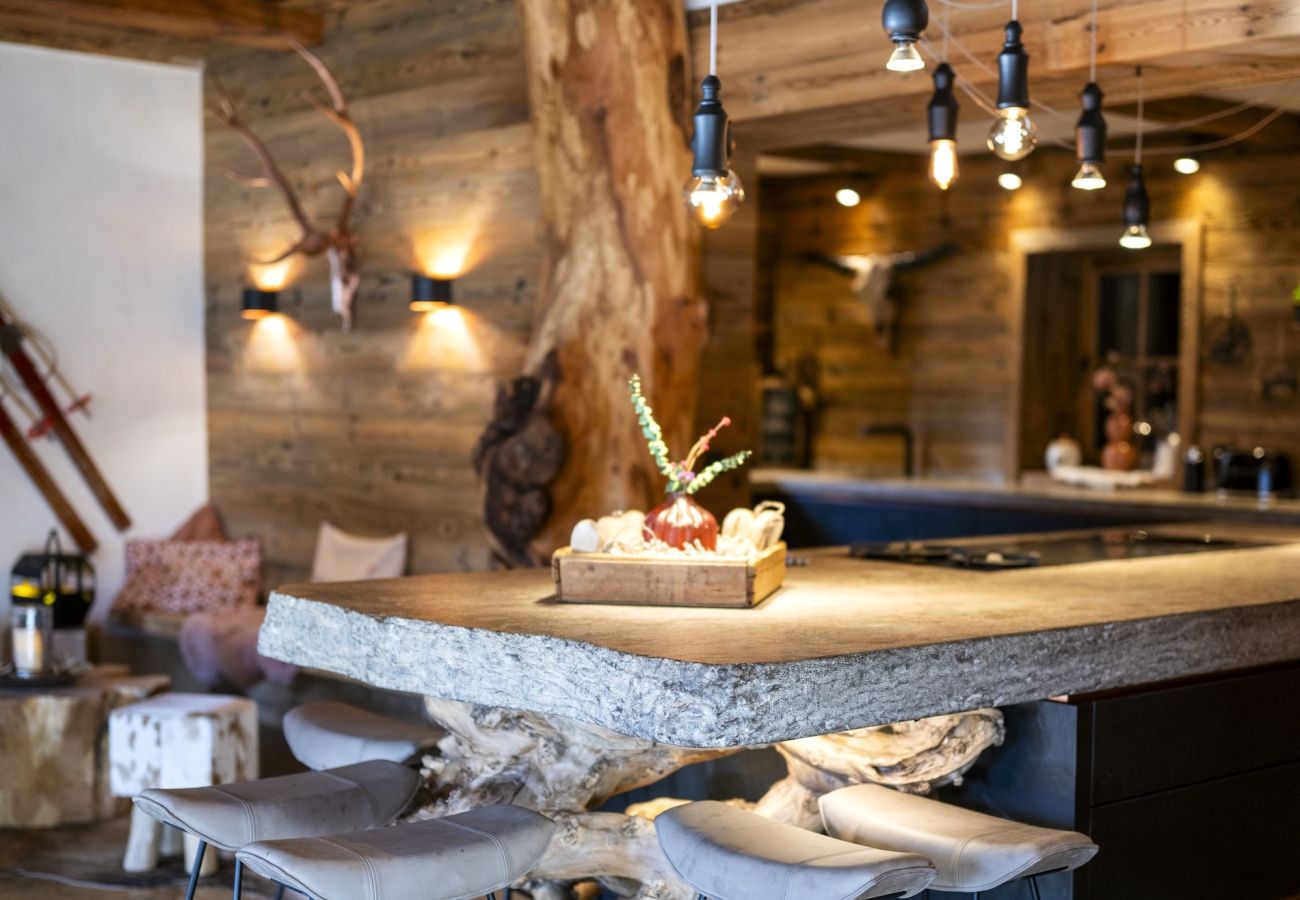 Chalet in Sent - Chasa Sentima – luxuriöser Engadiner Villa mit Panoramablick, Hotpot & Sauna
