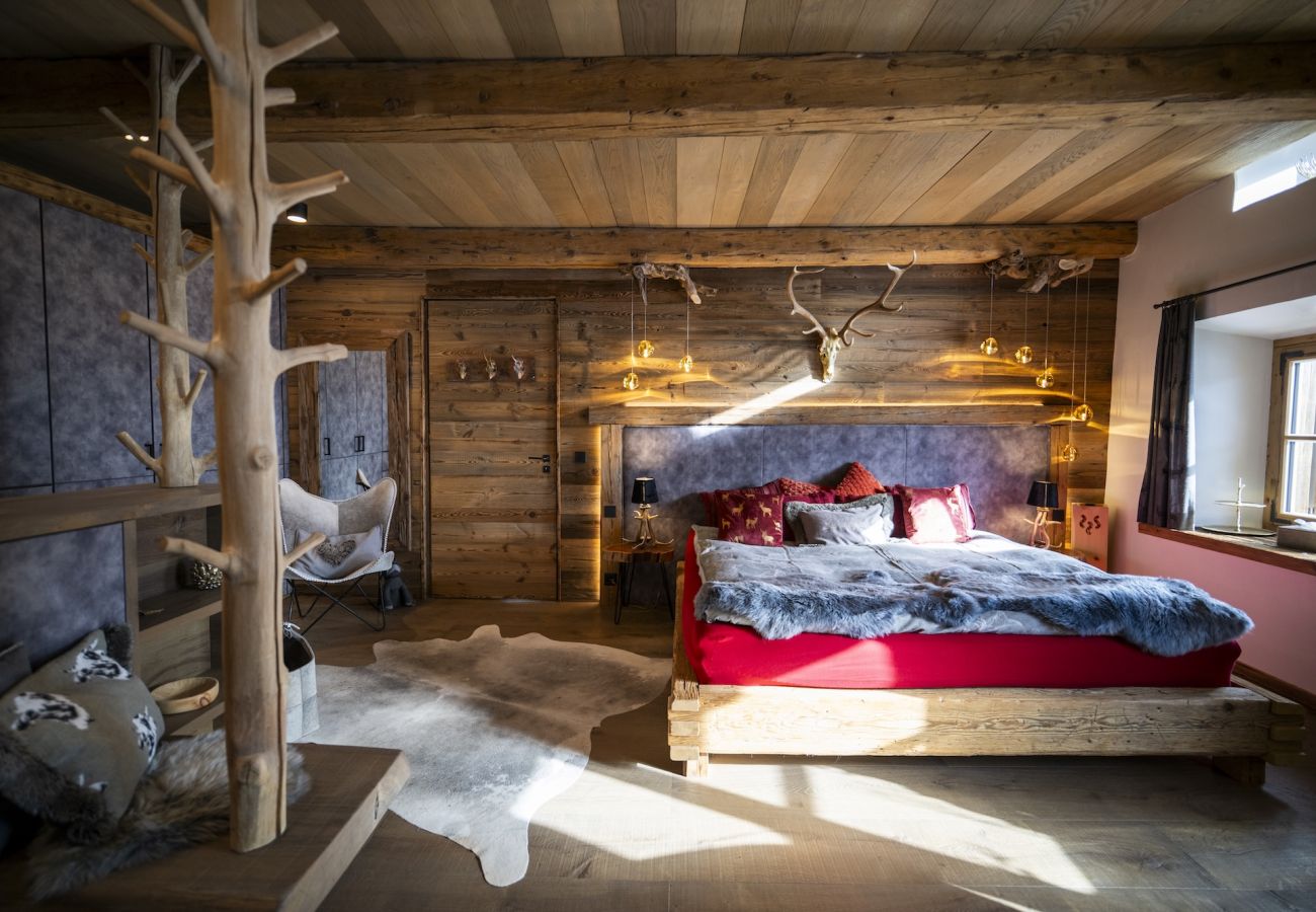Chalet in Sent - Chasa Sentima – luxuriöser Engadiner Villa mit Panoramablick, Hotpot & Sauna
