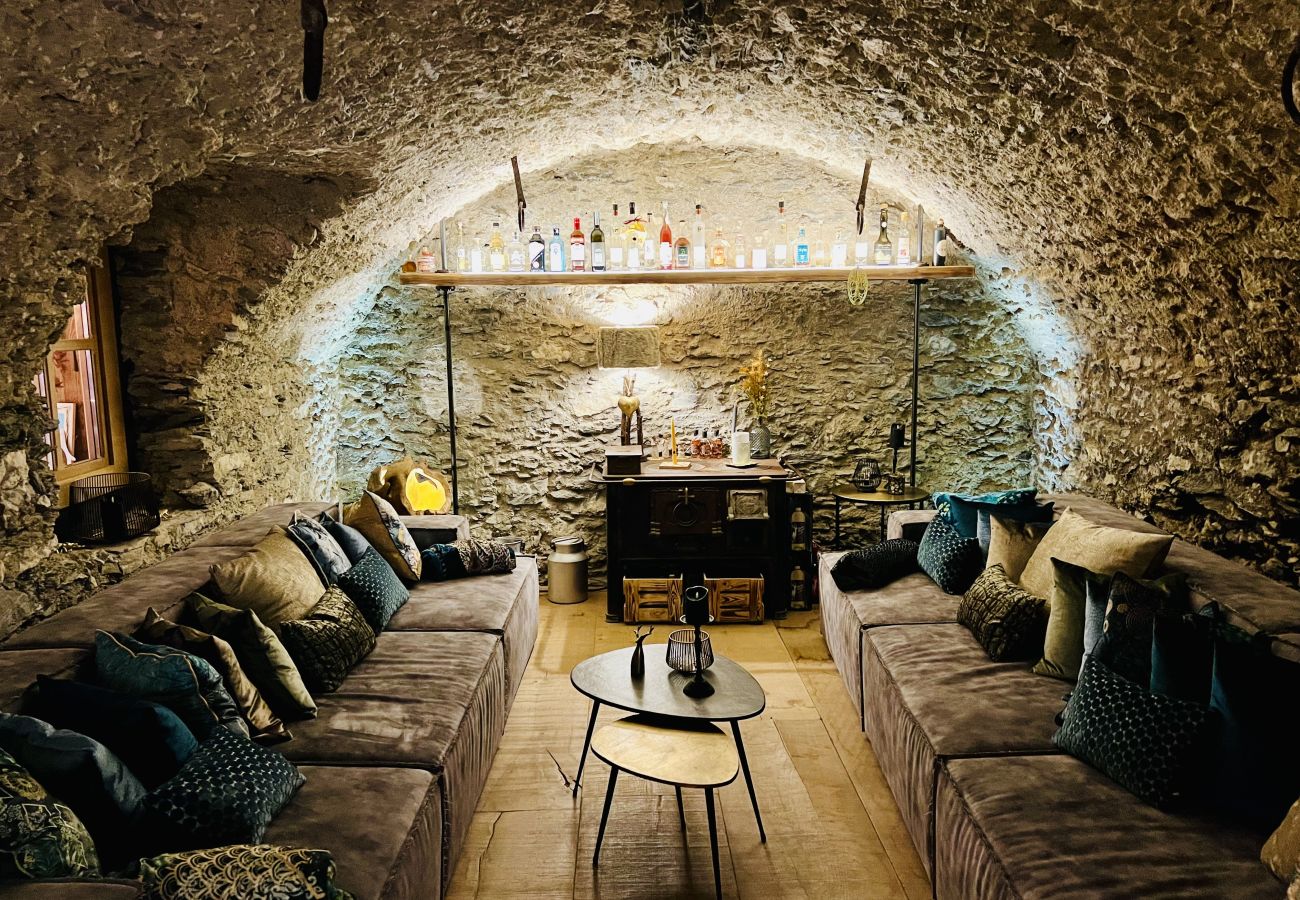 Chalet in Sent - Chasa Sentima – luxuriöser Engadiner Villa mit Panoramablick, Hotpot & Sauna