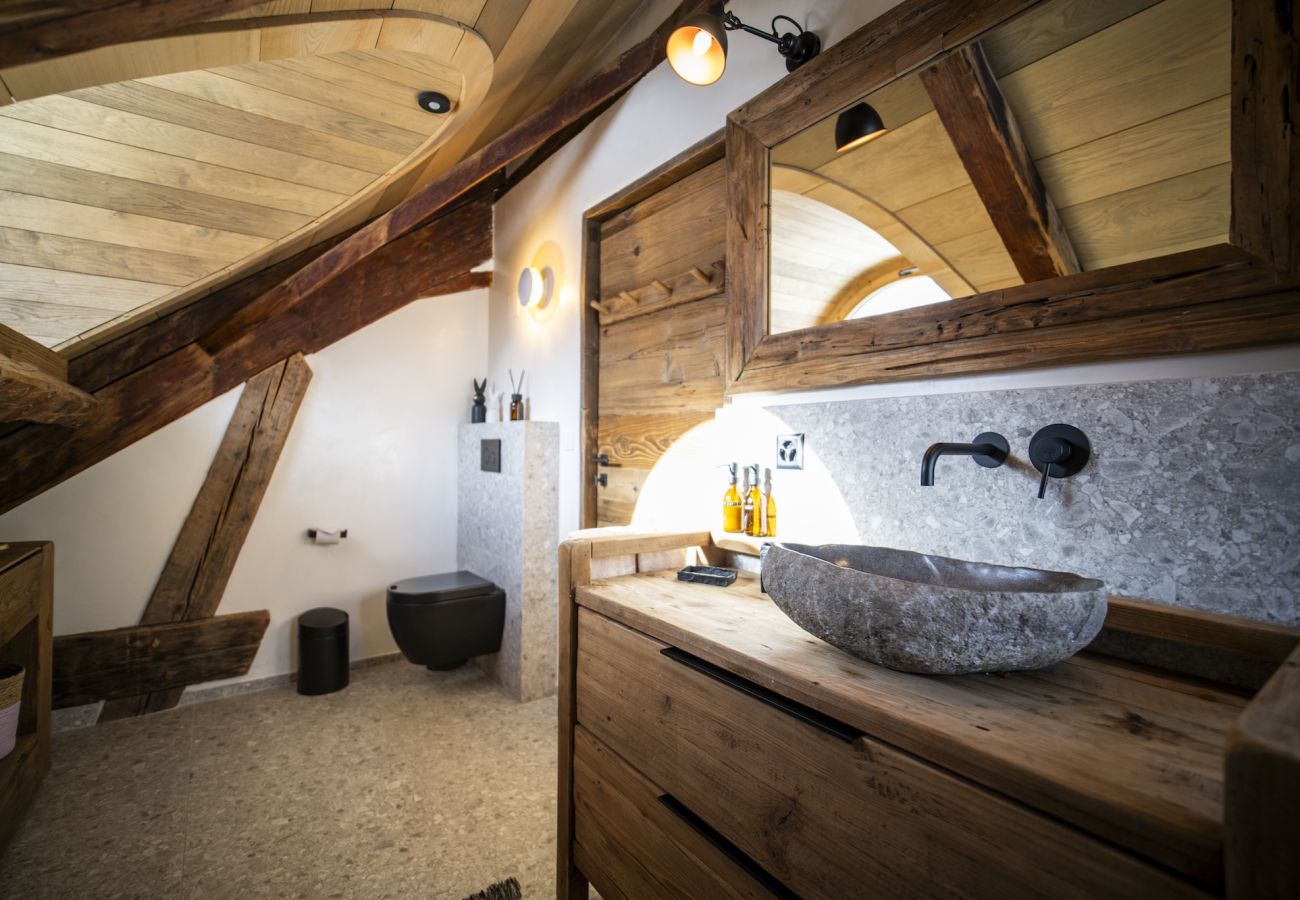 Chalet in Sent - Chasa Sentima – luxuriöser Engadiner Villa mit Panoramablick, Hotpot & Sauna