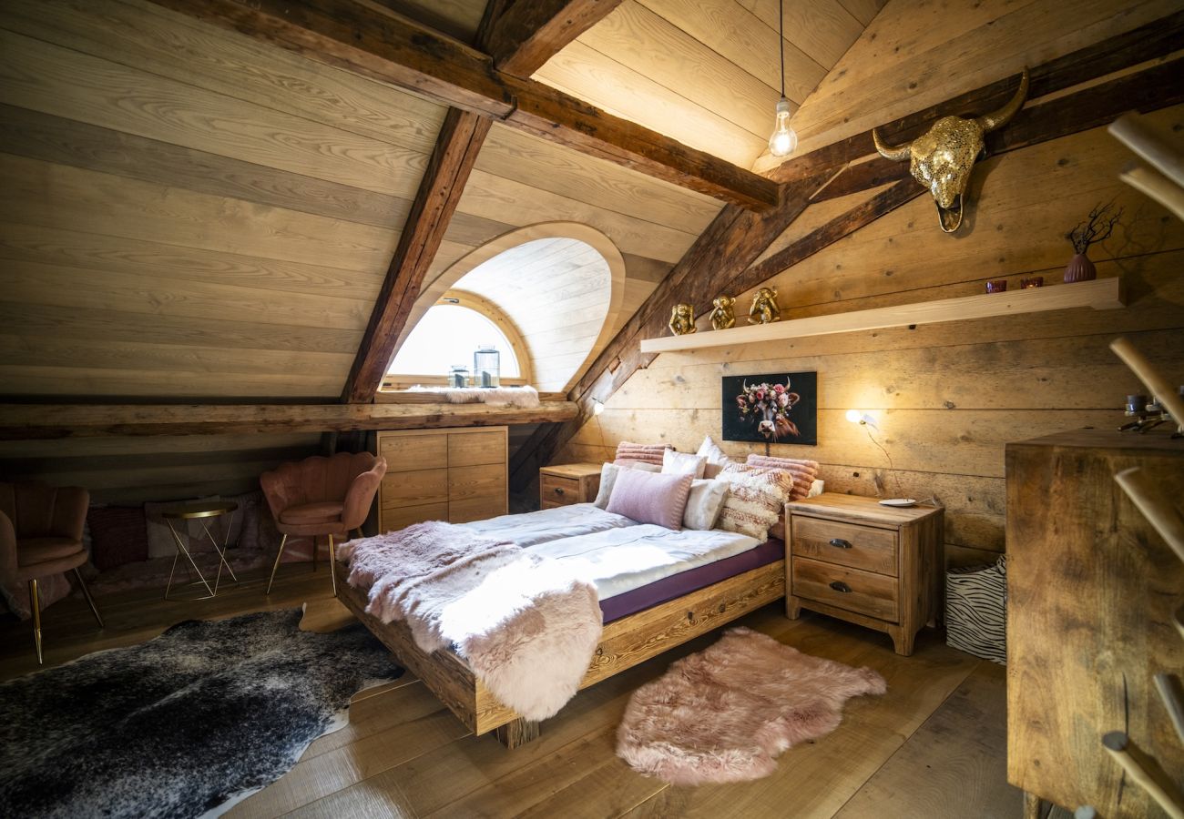 Chalet in Sent - Chasa Sentima – luxuriöser Engadiner Villa mit Panoramablick, Hotpot & Sauna