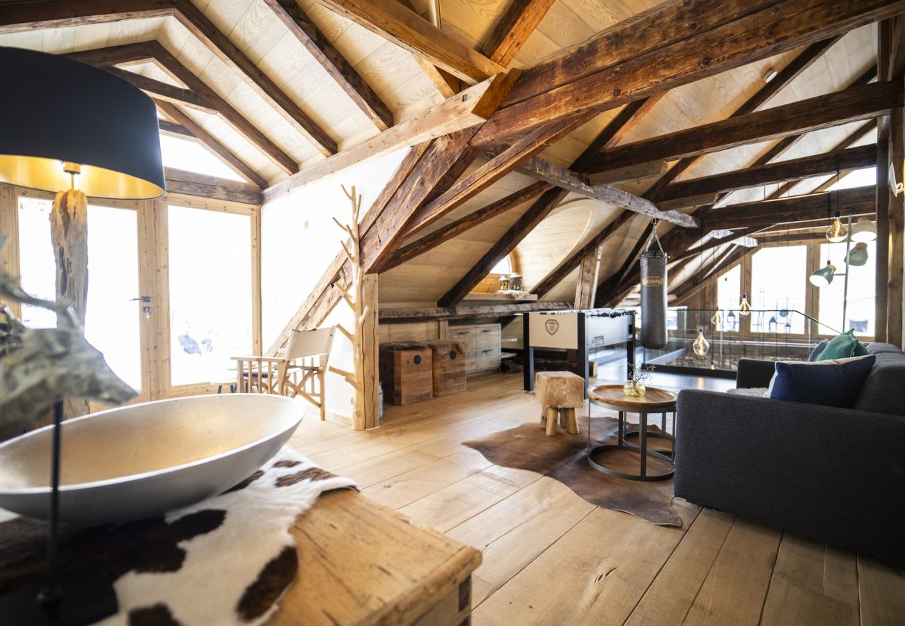Chalet in Sent - Chasa Sentima – luxuriöser Engadiner Villa mit Panoramablick, Hotpot & Sauna