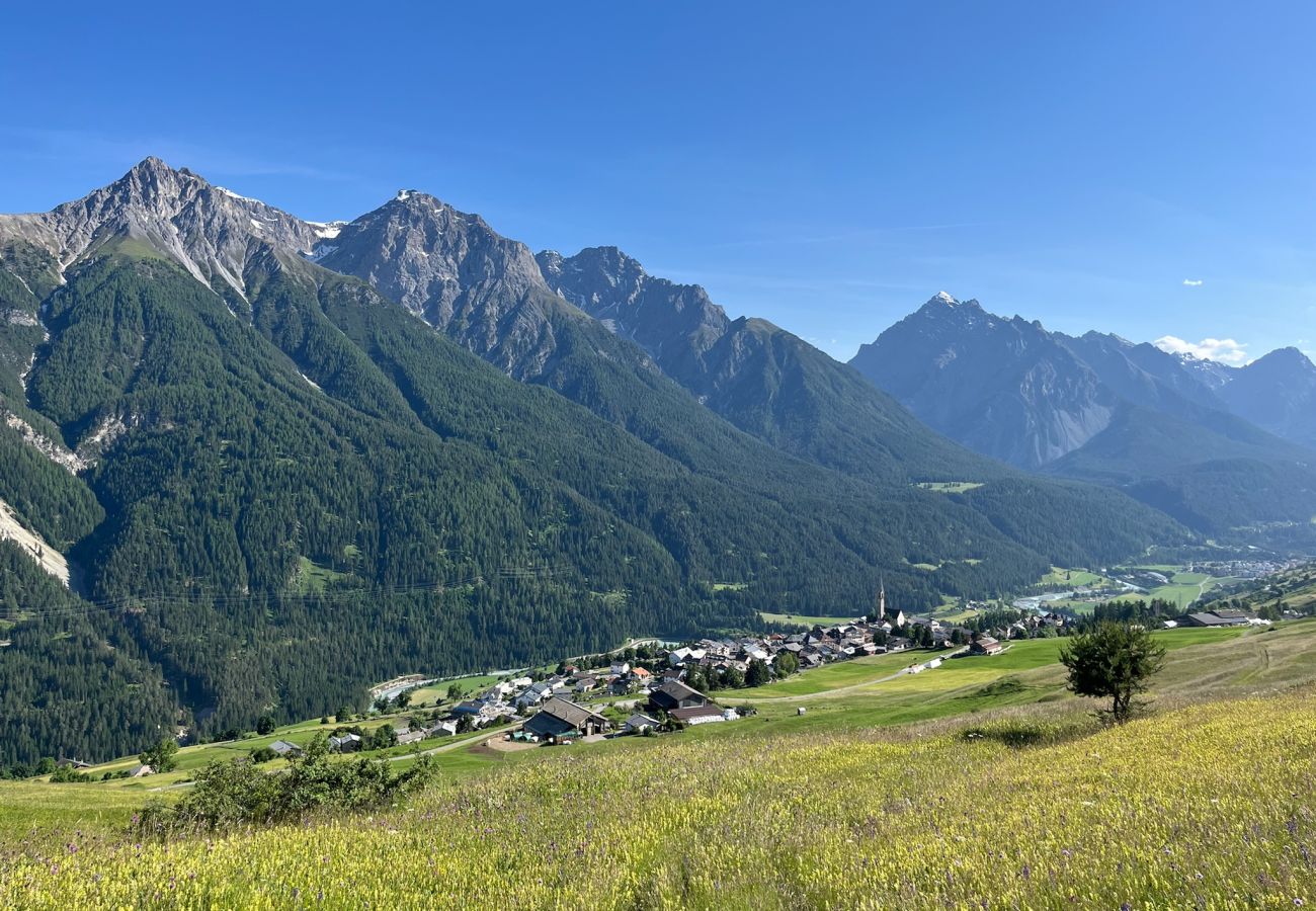 Chalet in Sent - Chasa Sentima – luxuriöser Engadiner Villa mit Panoramablick, Hotpot & Sauna