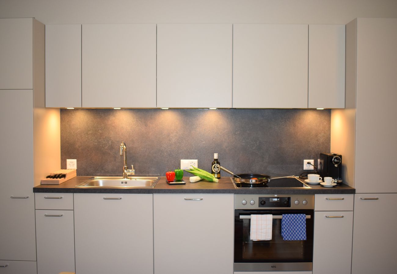 Ferienwohnung in Müstair - Chasa Helvetia ÜN: Neu gebaute 3,5 Zimmer Ferienwohnung mit exklusivem Hotelservice