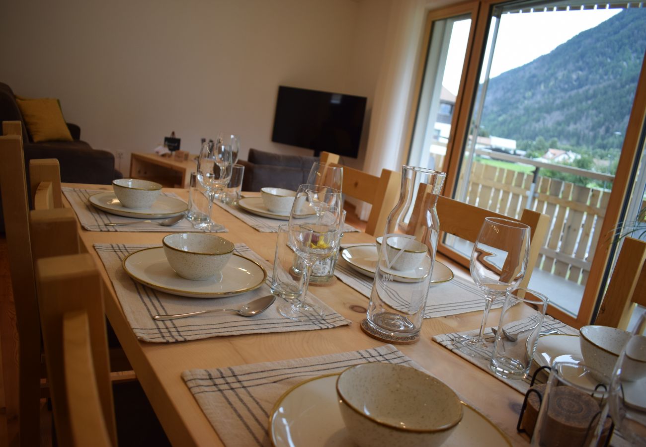 Ferienwohnung in Müstair - Chasa Helvetia ÜN: Neu gebaute 3,5 Zimmer Ferienwohnung mit exklusivem Hotelservice