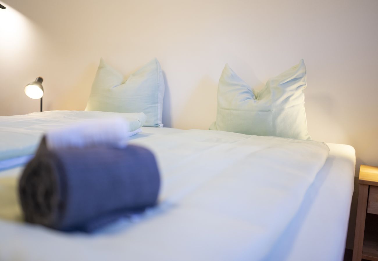 Ferienwohnung in Scuol - Chasa Stradun 203A – Zentrale 2-Zimmer-Ferienwohnung mit Balkon und Kamin in Scuol