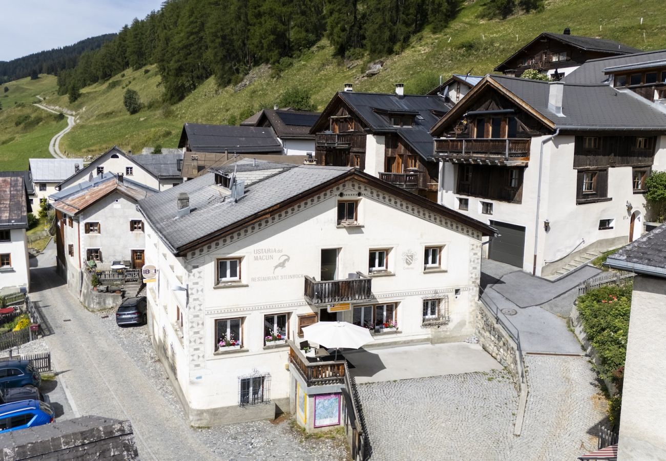 Ferienhaus in Tschlin - Chasa Macun – Grosszügiges Ferienhaus mit professioneller Küche im Bergdorf Tschlin
