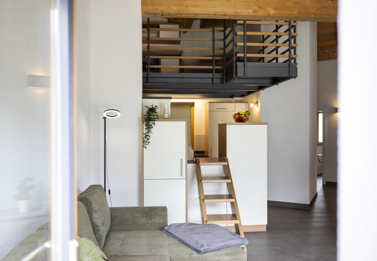 Ferienwohnung in Scuol - Stilvolle Ferienwohnung mit Bergblick im Herzen von Scuol