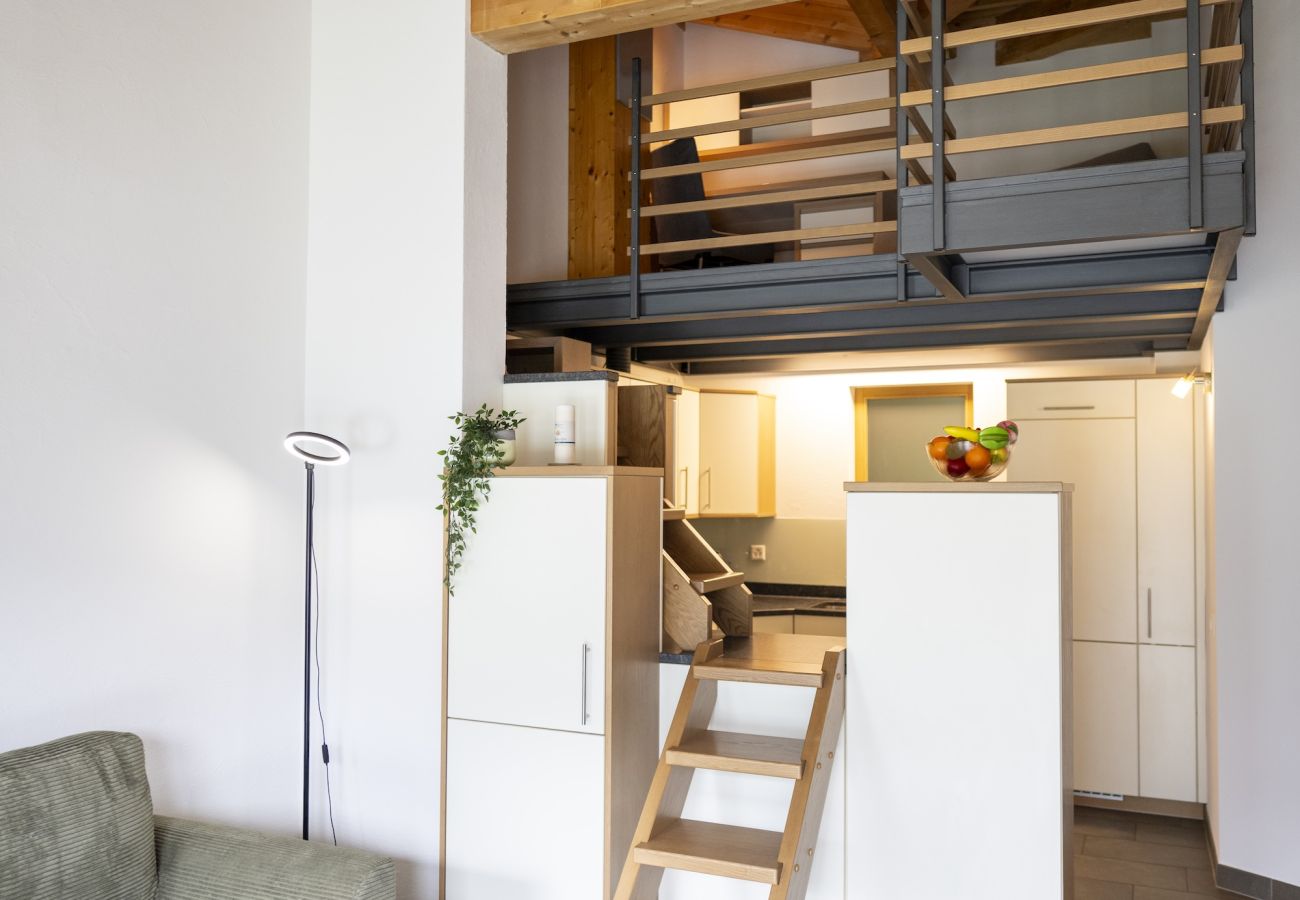 Ferienwohnung in Scuol - Stilvolle Ferienwohnung mit Bergblick im Herzen von Scuol