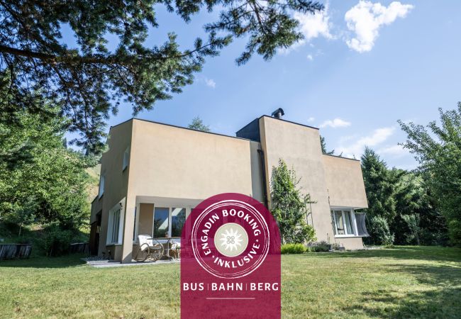 Ferienwohnung in Scuol - Chasa Val 739 - Grosszügiges Ferienhaus mit Gartensauna und Hot Tub in Scuol