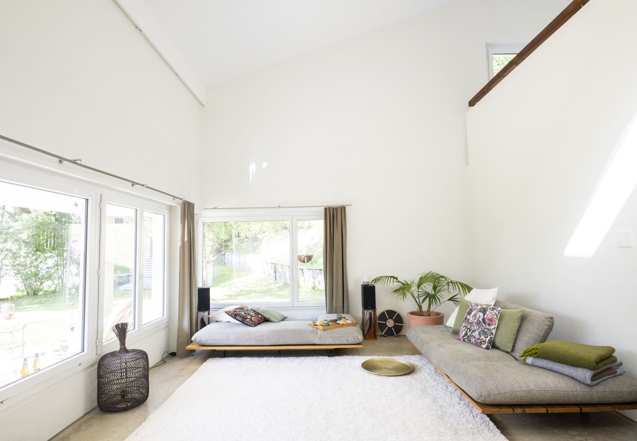 Ferienwohnung in Scuol - Chasa Val 739 - Grosszügiges Ferienhaus mit Gartensauna und Hot Tub in Scuol