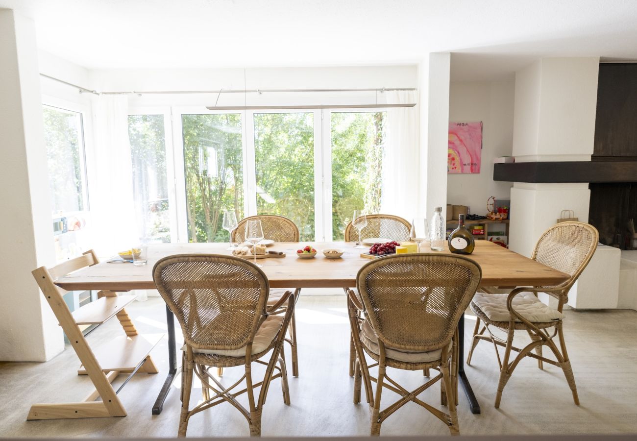 Ferienwohnung in Scuol - Chasa Val 739 - Grosszügiges Ferienhaus mit Gartensauna und Hot Tub in Scuol